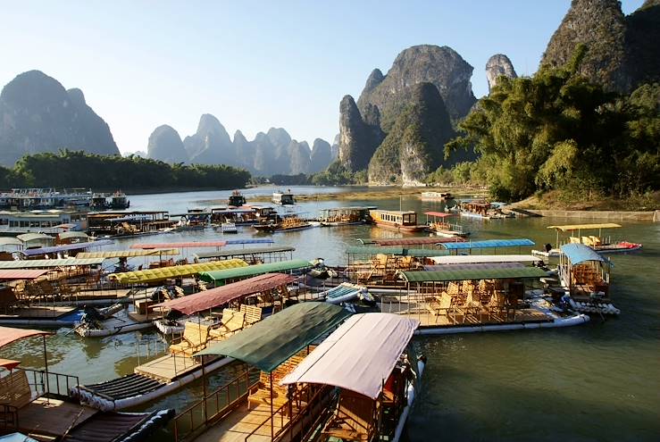 Boats on river - China © Droits reservés