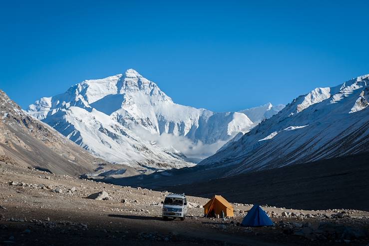 Rongbuk Monastery - Mount Everest - Tibet © Droits reservés