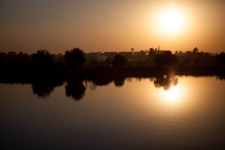 Sunset on the Nile river - Egypt © Droits reservés