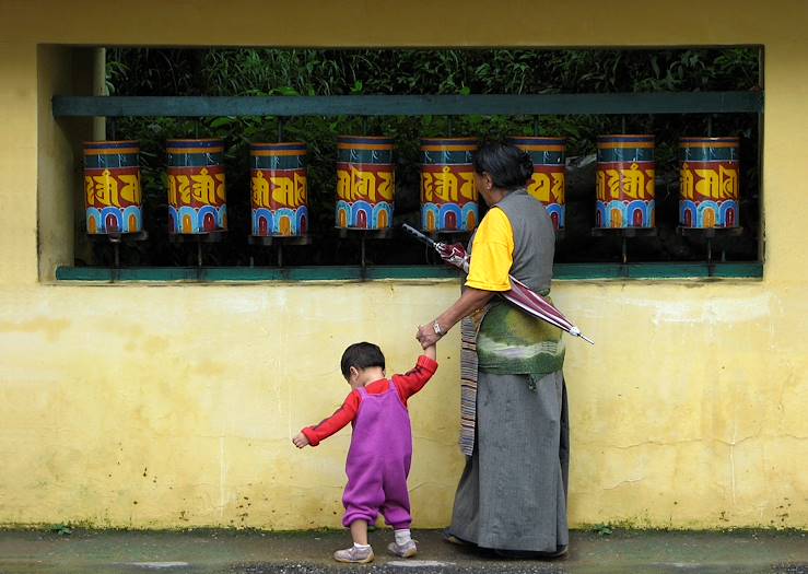 Prayer wheel - India © Droits reservés