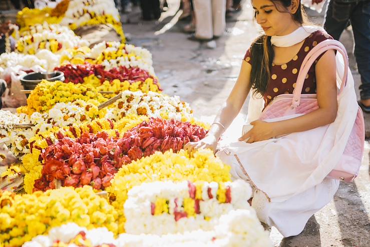 Flower market - India © Droits reservés