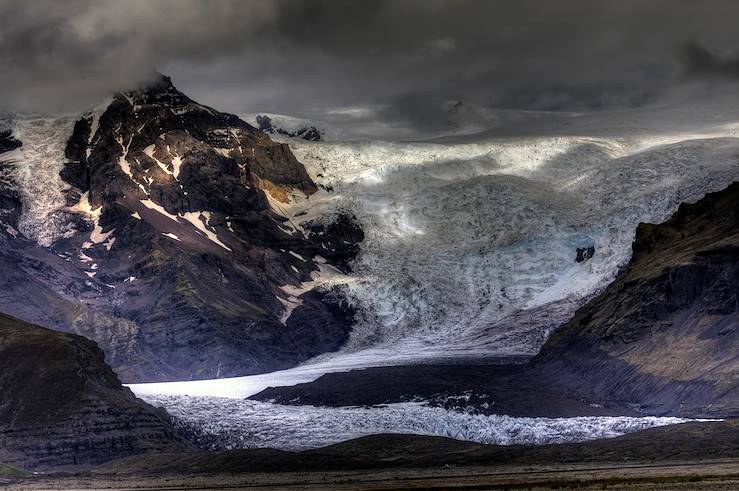 Svínafell Glacier - Svínafellsjökull - Iceland © Matthieu Ricard