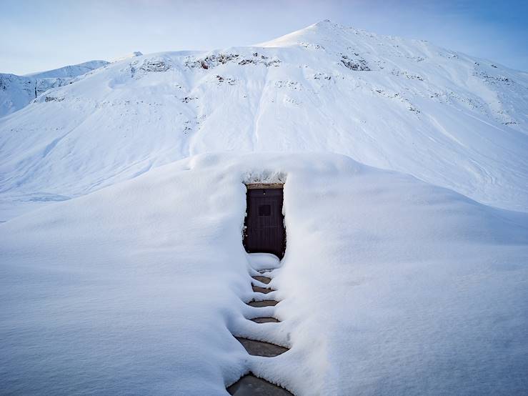 House buried in snow - Iceland © Droits reservés