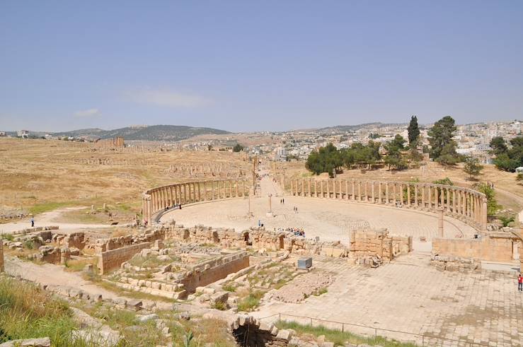 Oval Plaza - Jerash - Jordan © Thibaut Fonvieille