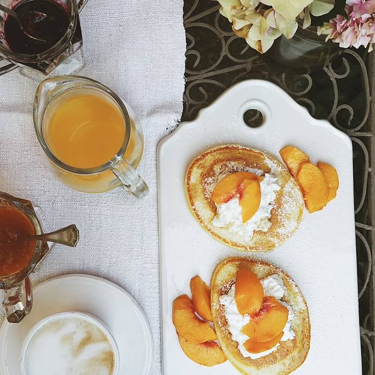 Brakfast in Valdirose - Florence - Italy © Faustine Poidevin