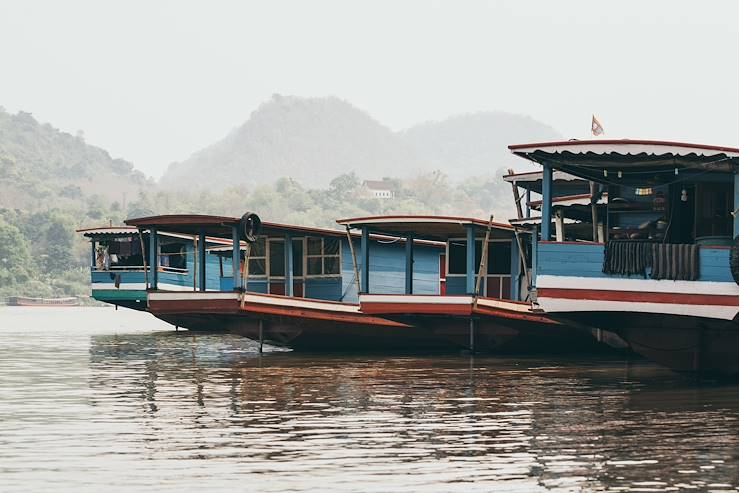 Boat on river - Laos © Droits reservés