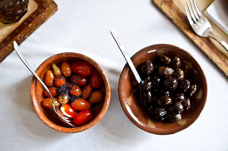 Olives and tomatoes - Lebanon © Droits reservés