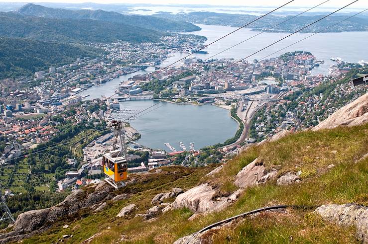 Ulriken Mount cable railway - Bergen - Norway © Christian Houge/Visitnorway.com