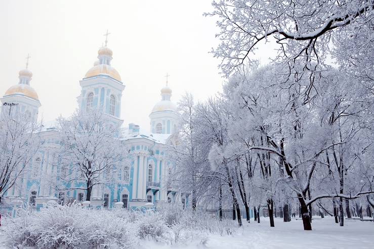 Saint Nicolas Cathedral Mariners Saint Petersburg - Russia © sokolovsky/Getty Images/iStockphoto