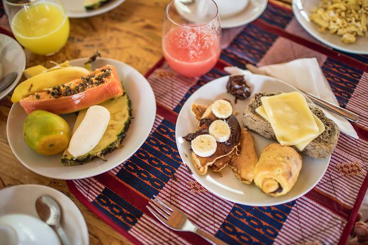 Breakfast in Sao Tomé and Principe © Roca Santo António