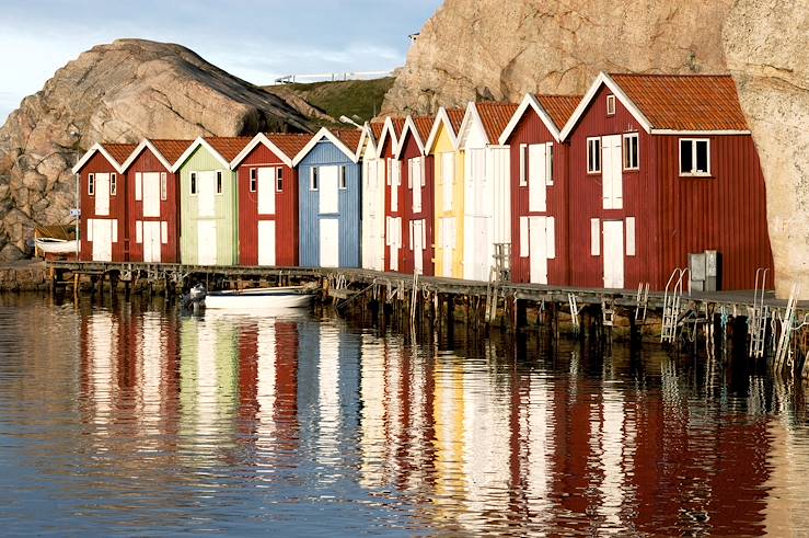 Fishermen's houses near Smogen - Sweden © Sebastian Lineros/imagebank.sweden.se