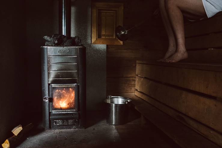 Log fire in Sweden © Ur Natur