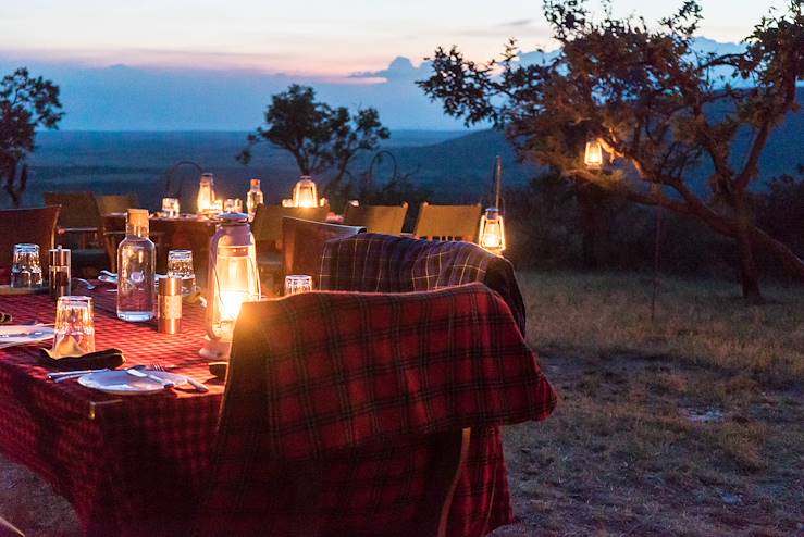 Romantic dinner in the bush - Tanzania © Droits reservés