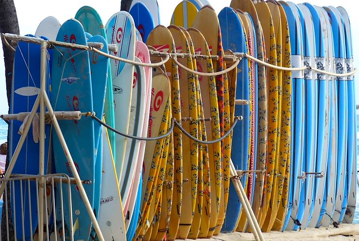 Waikiki Beach - Oahu - Hawaii - United States © Julie Bodnar