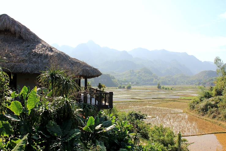 Village and rice fields - Vietnam © Mai Chau Ecolodge