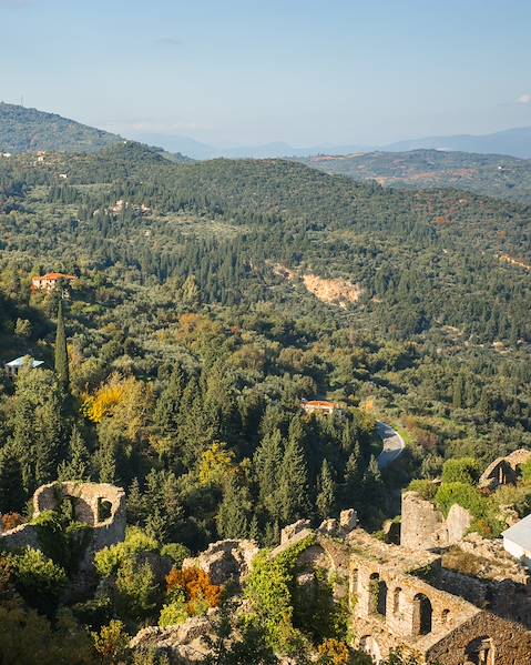 Itinerary Greece - Peloponnese - Magouliana - Mystras